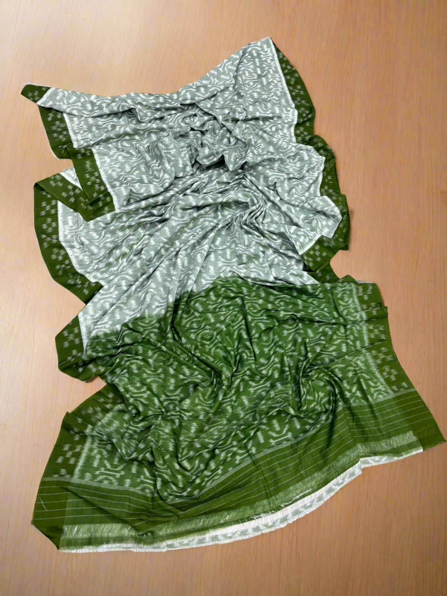 Flowers khandua cotton saree