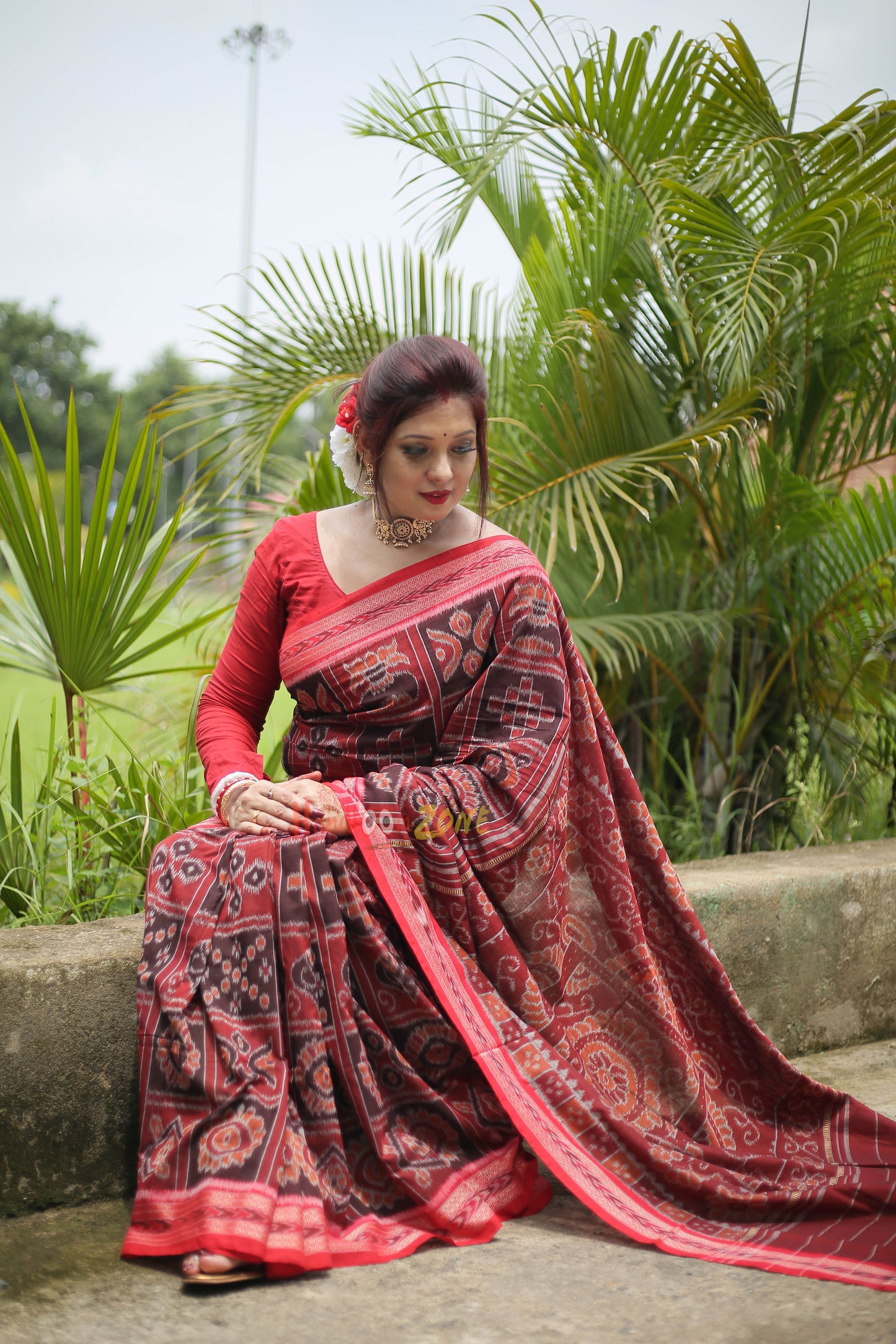Exclusive nabakothi khandua cotton saree
