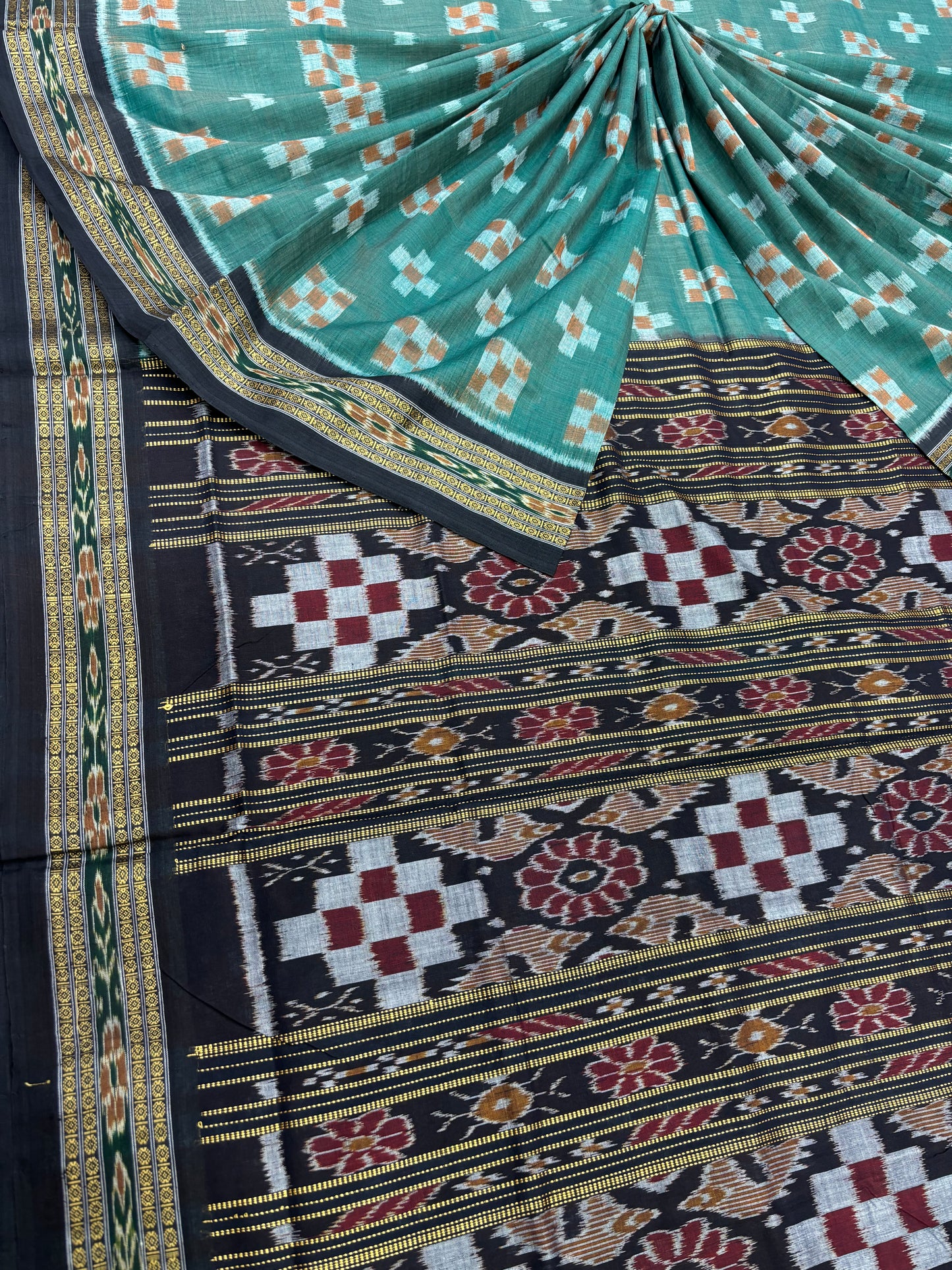 Body pasapali khandua cotton saree