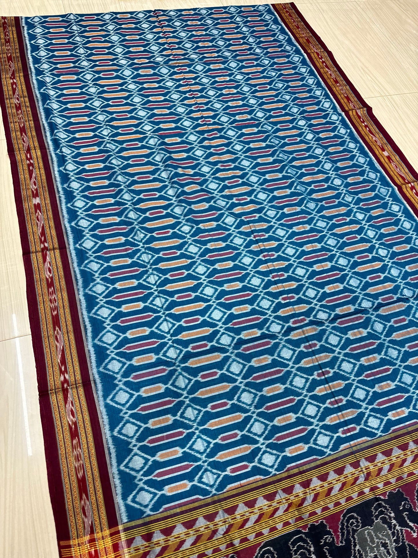 Contemporary cotton saree