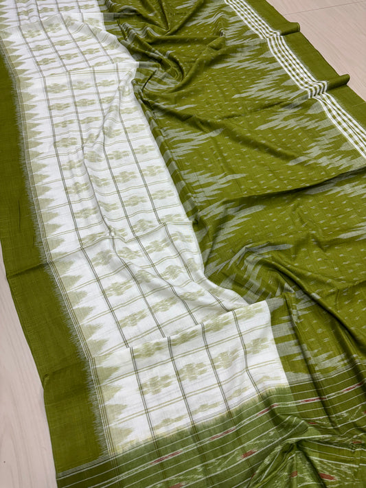 Half n half cotton saree