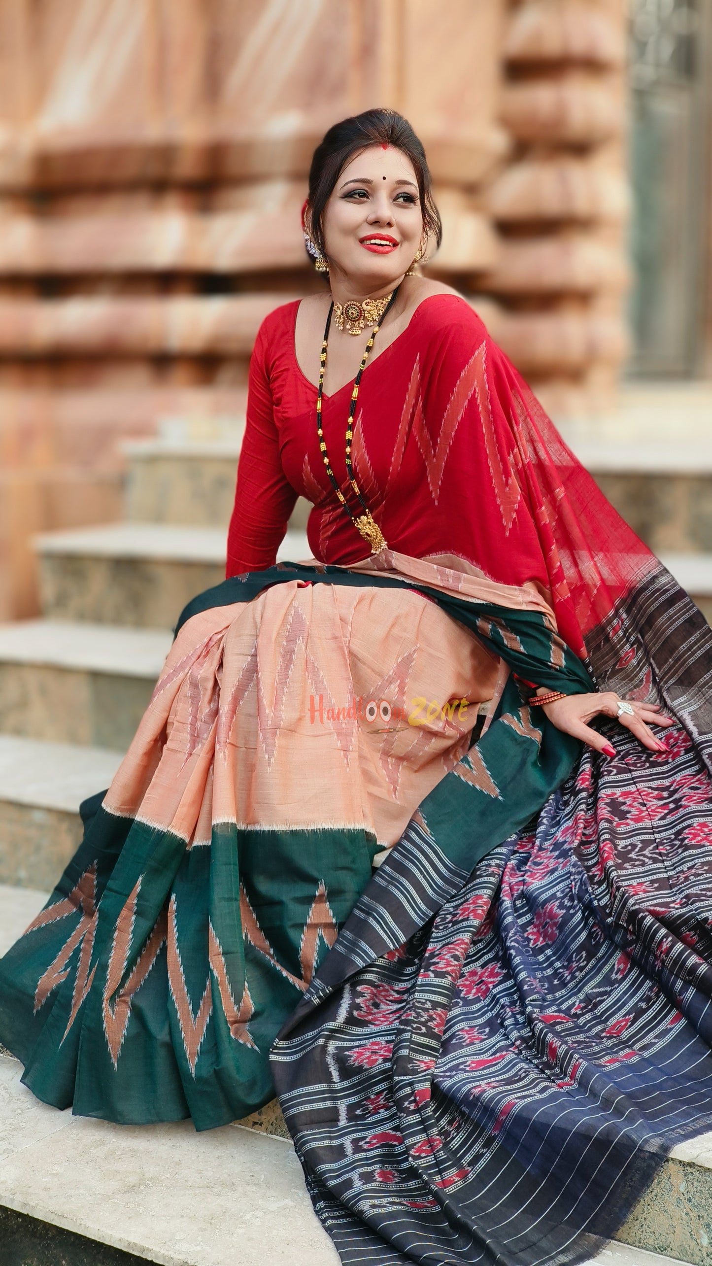 Exclusive 3d cotton saree