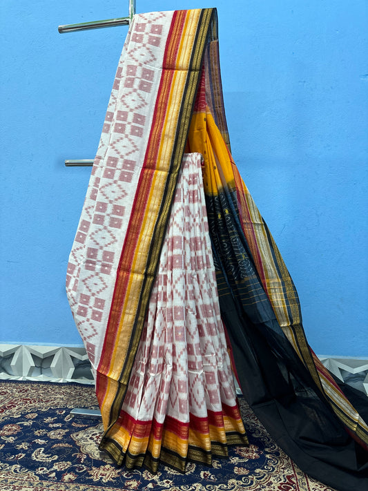 Kathifera with body work cotton saree