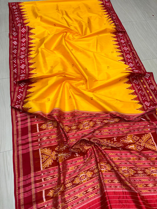 Border pasapali khandua silk saree