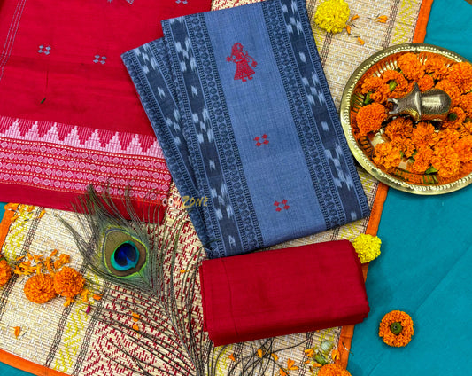 Pure cotton 3 unstitched suit set