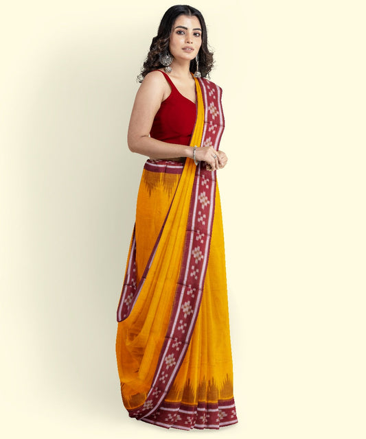Border pasapali khandua cotton saree