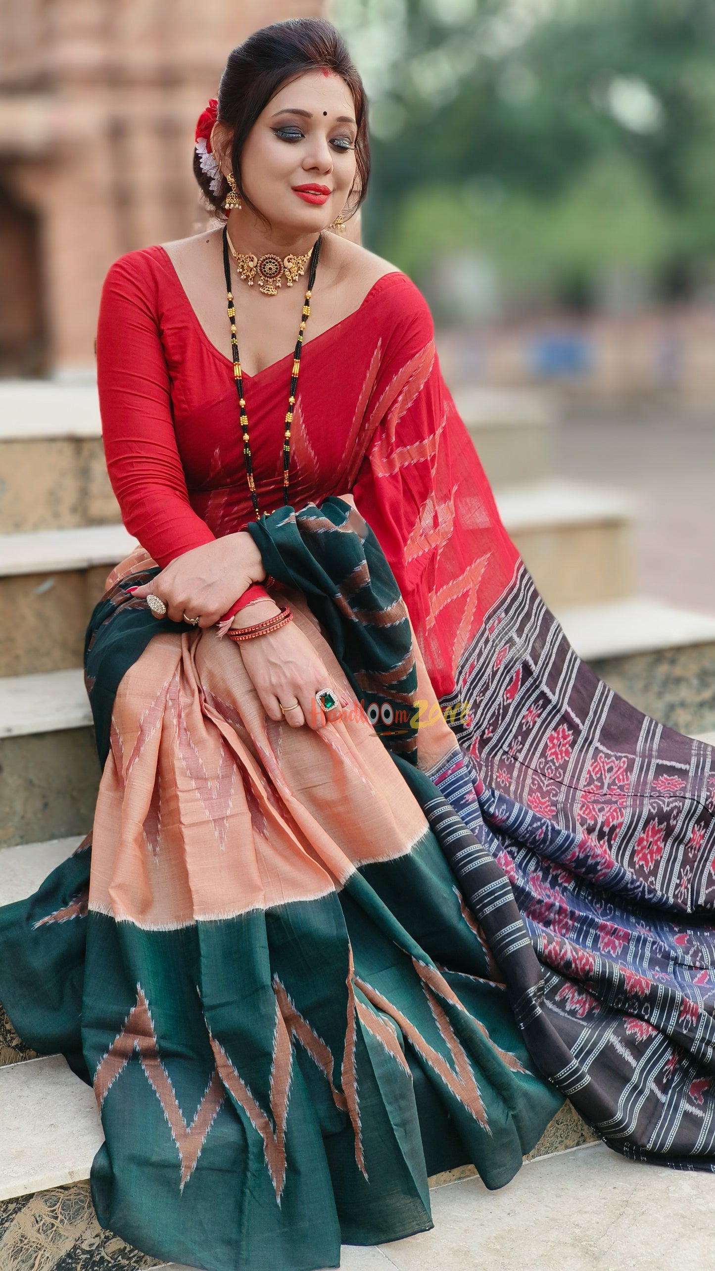 Exclusive 3d cotton saree