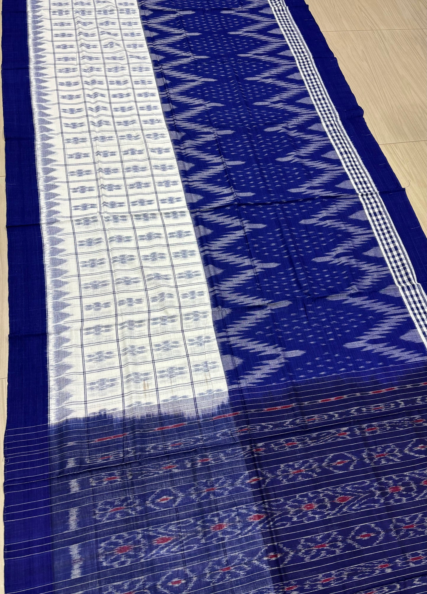 Half n half cotton saree