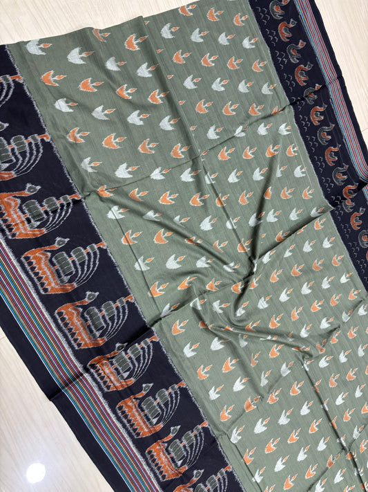 Boat Design cotton saree