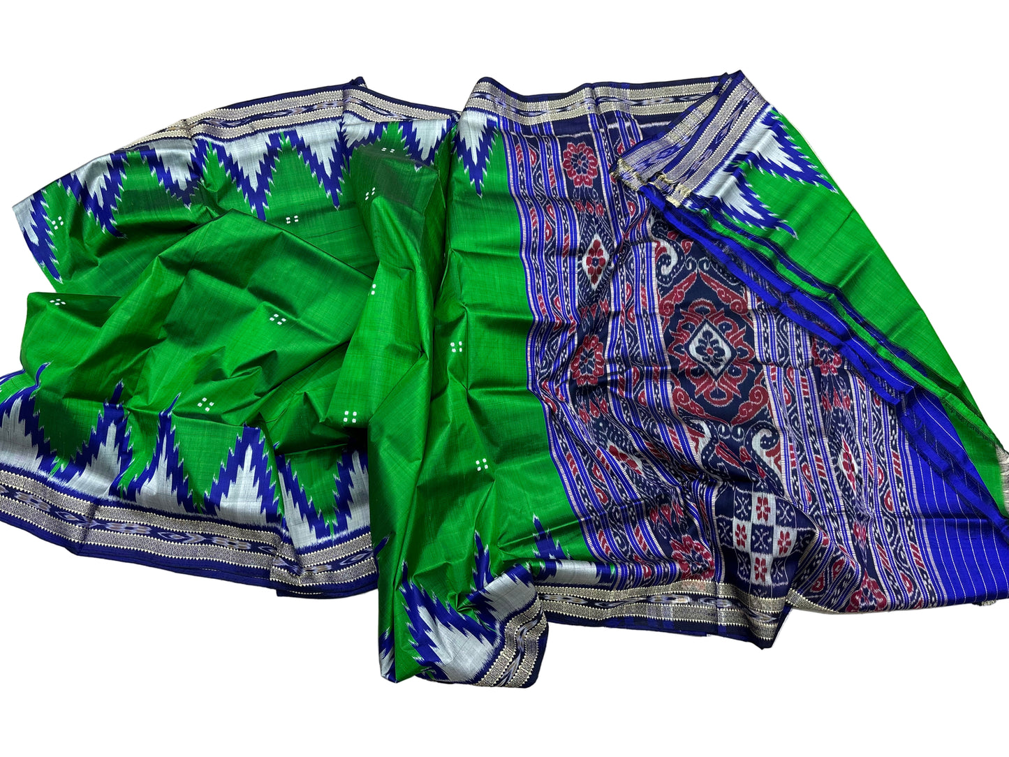 Big temple border khandua silk sree