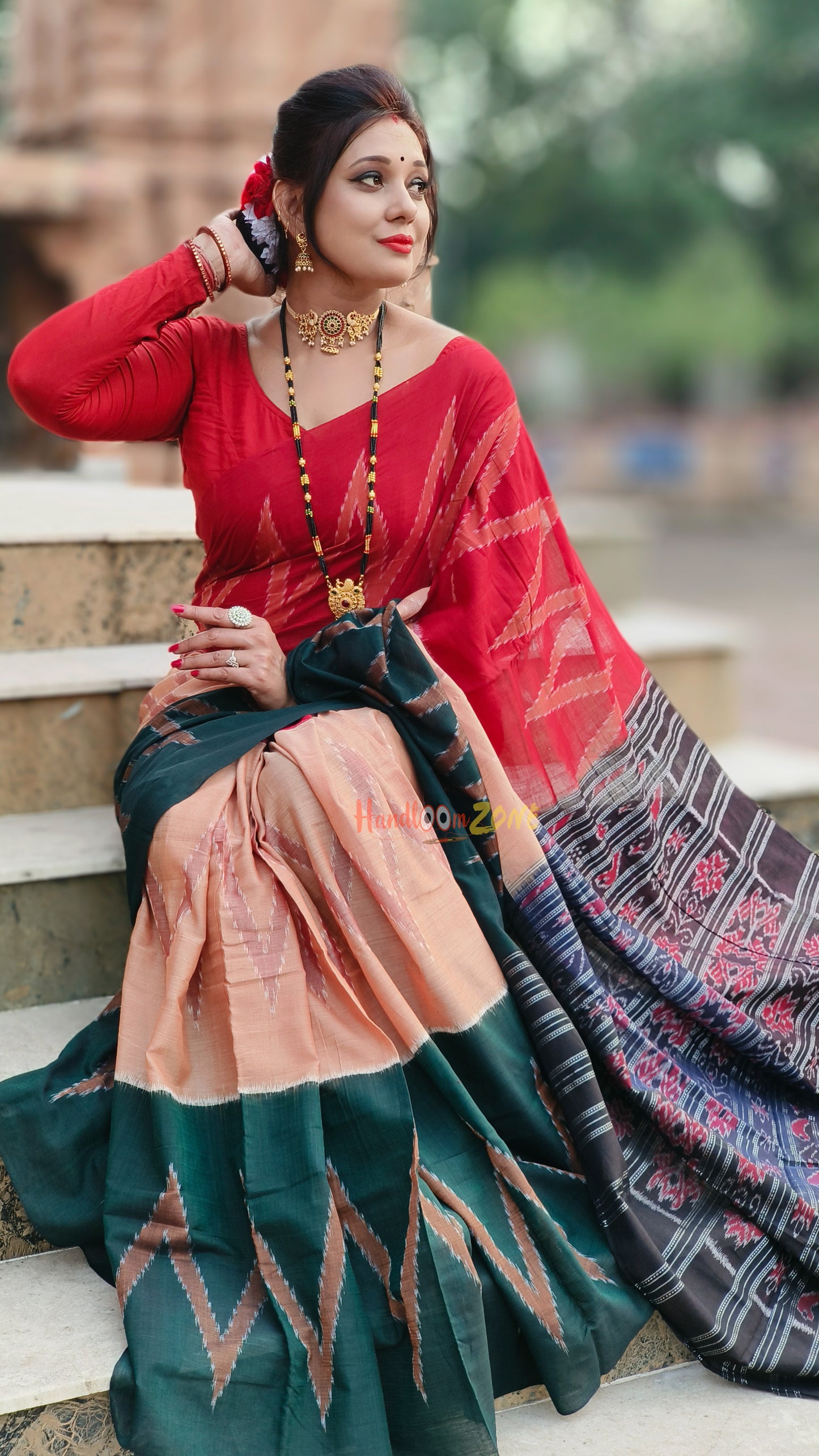 Exclusive 3d cotton saree