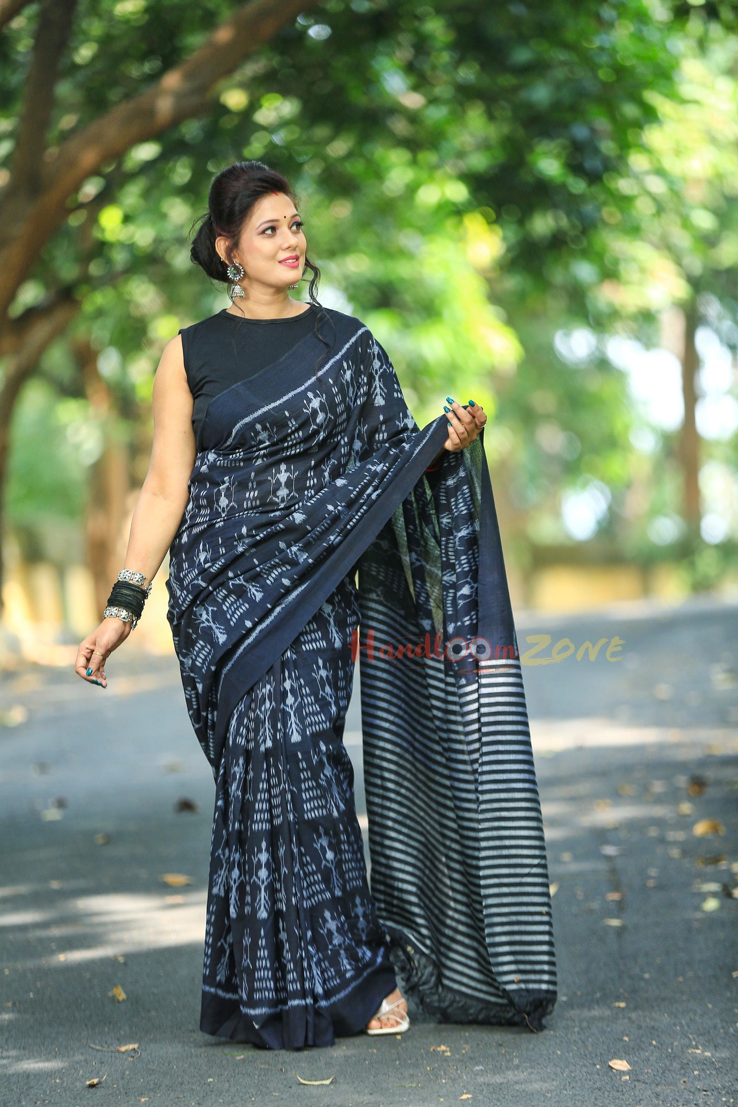 Special traibal with chita cotton saree