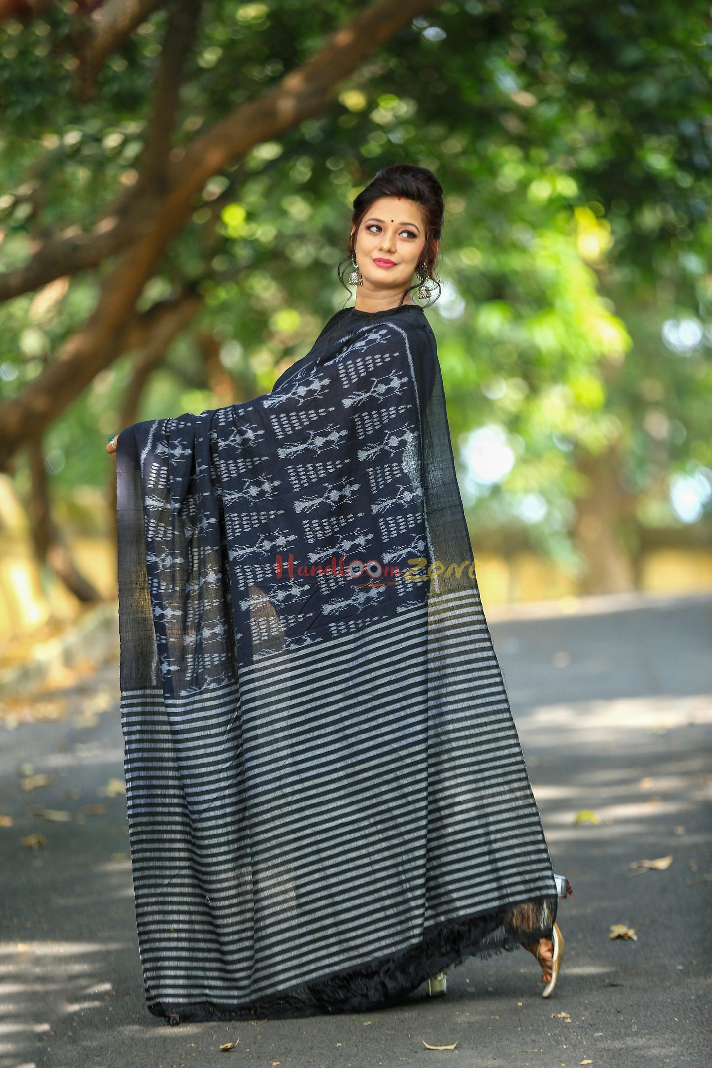 Special traibal with chita cotton saree