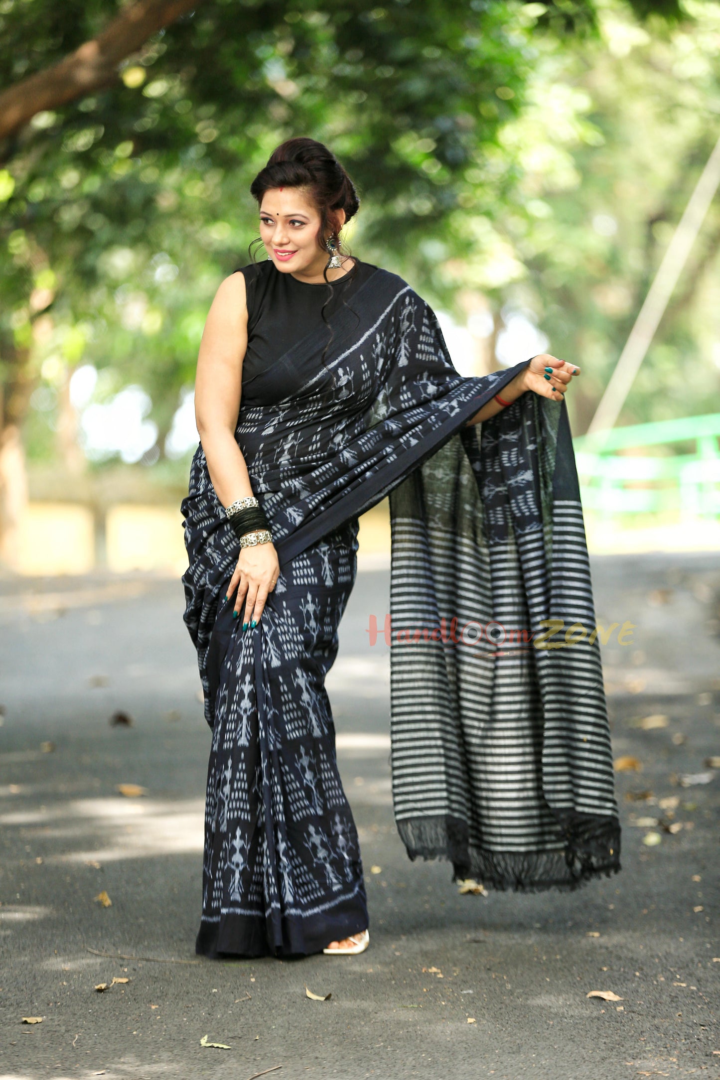 Special traibal with chita cotton saree