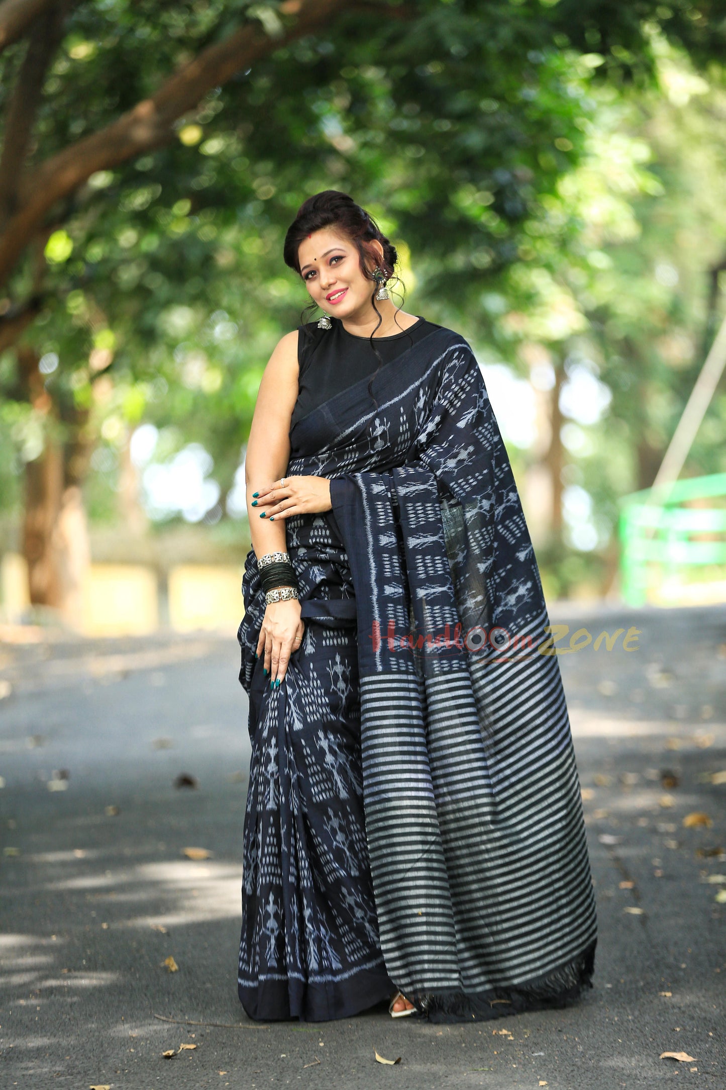Special traibal with chita cotton saree