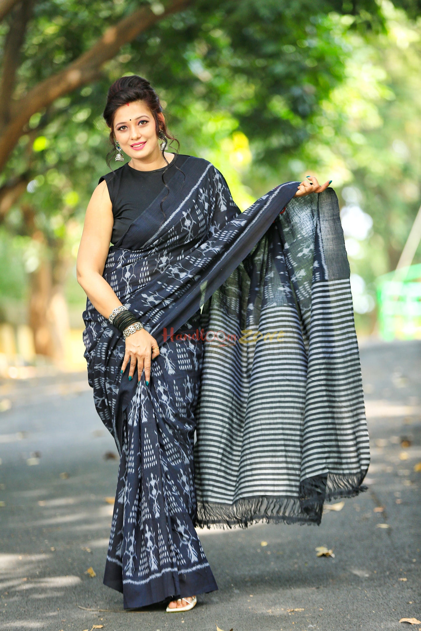 Special traibal with chita cotton saree