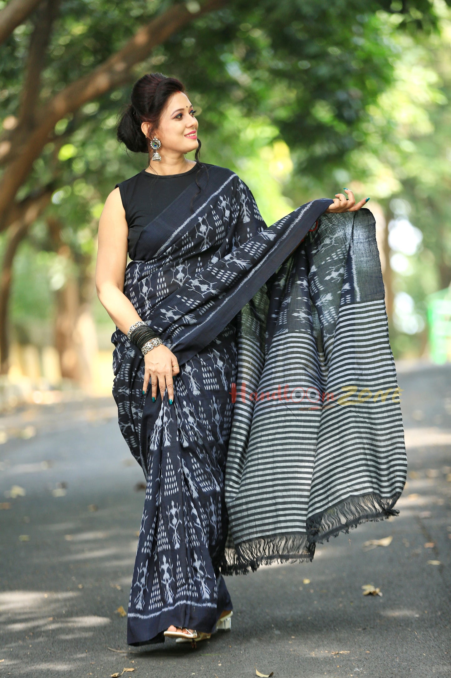 Special traibal with chita cotton saree