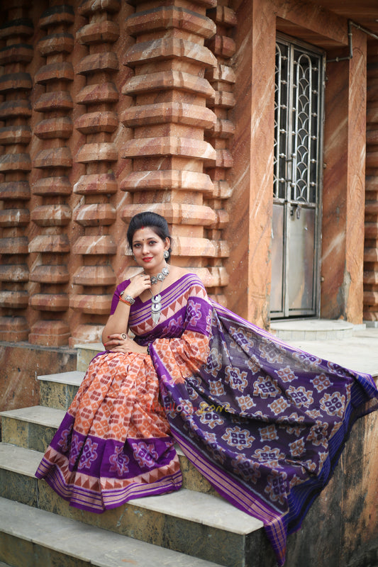 Contemporary cotton saree