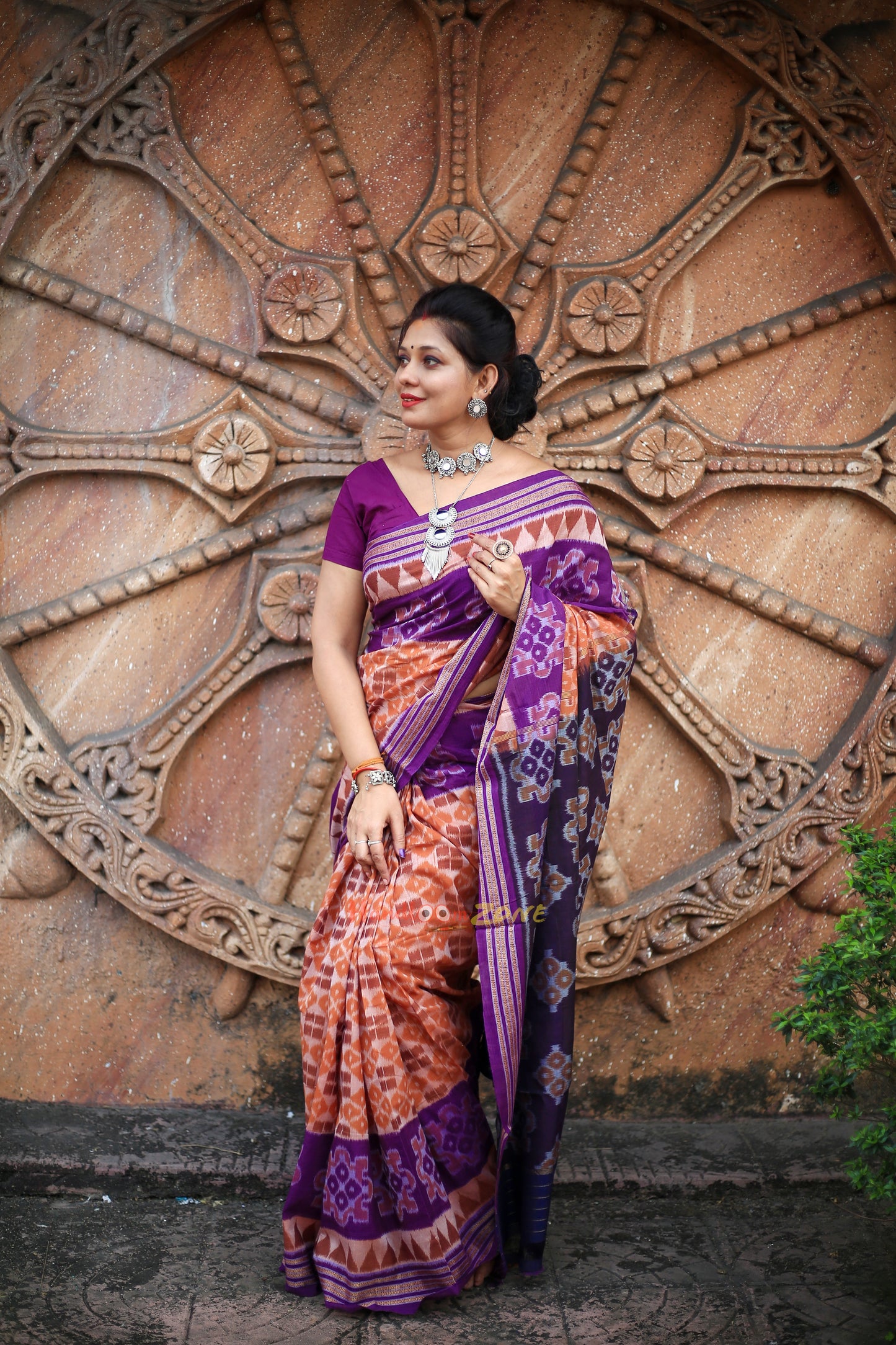 Contemporary cotton saree