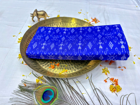 Sambalpuri half tissue silk saree