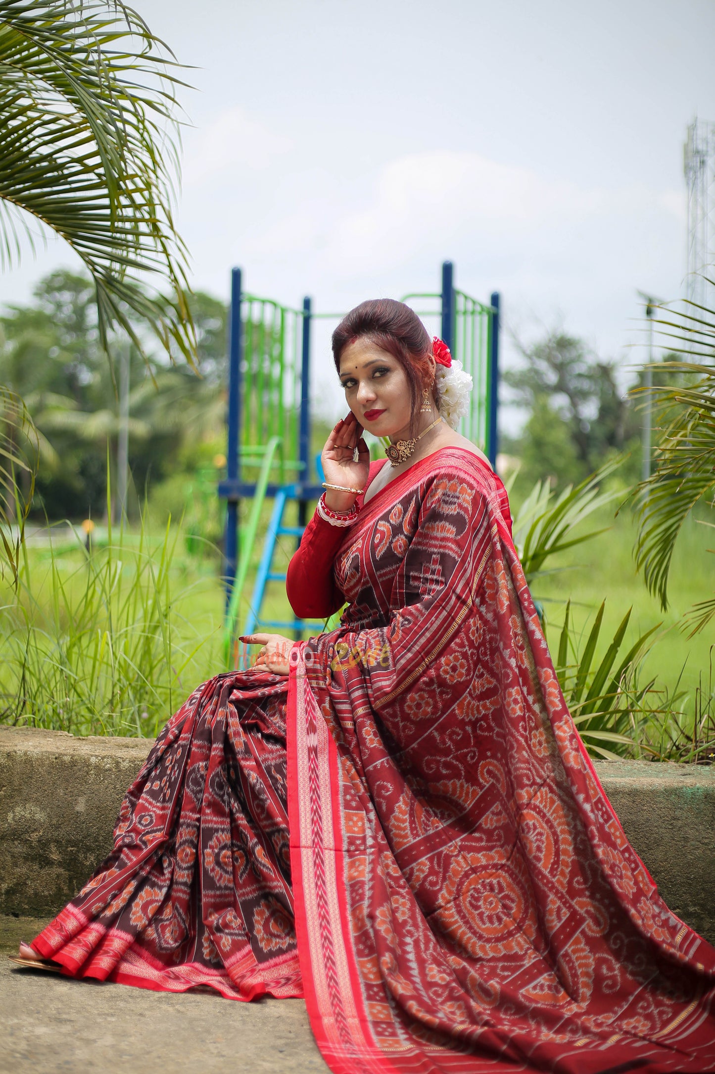 Exclusive nabakothi khandua cotton saree