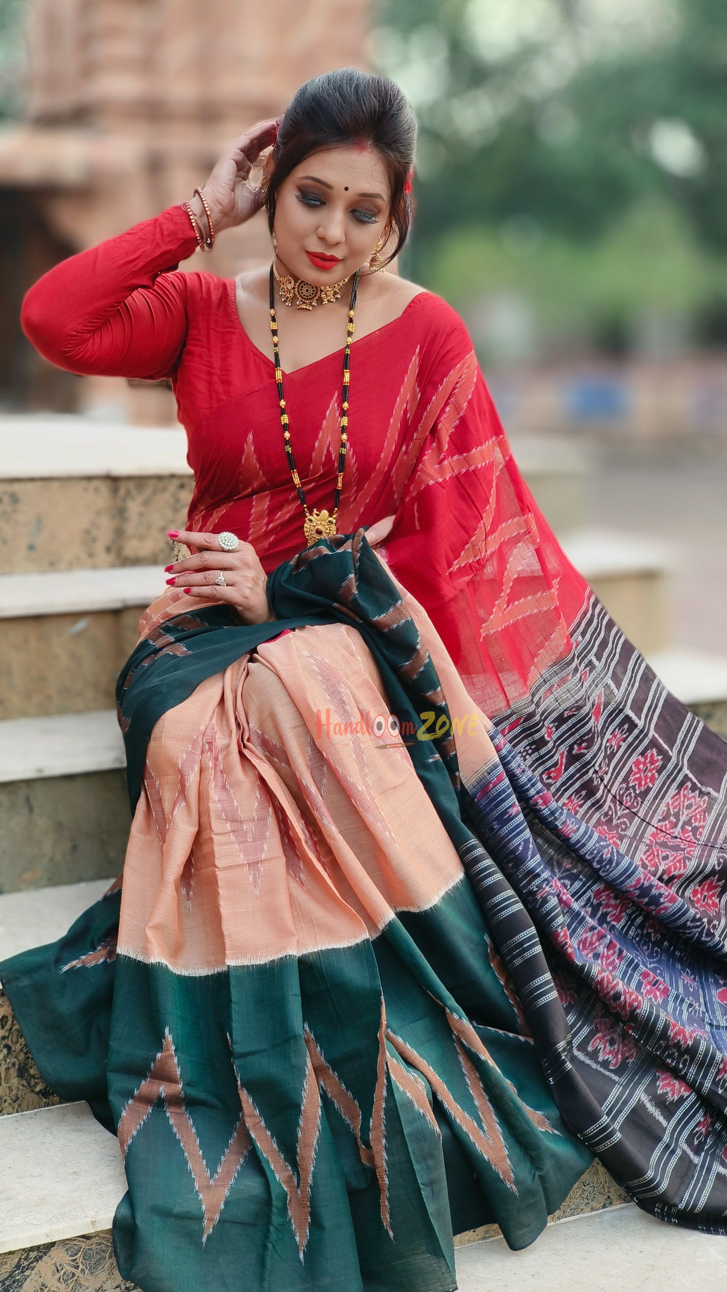 Exclusive 3d cotton saree