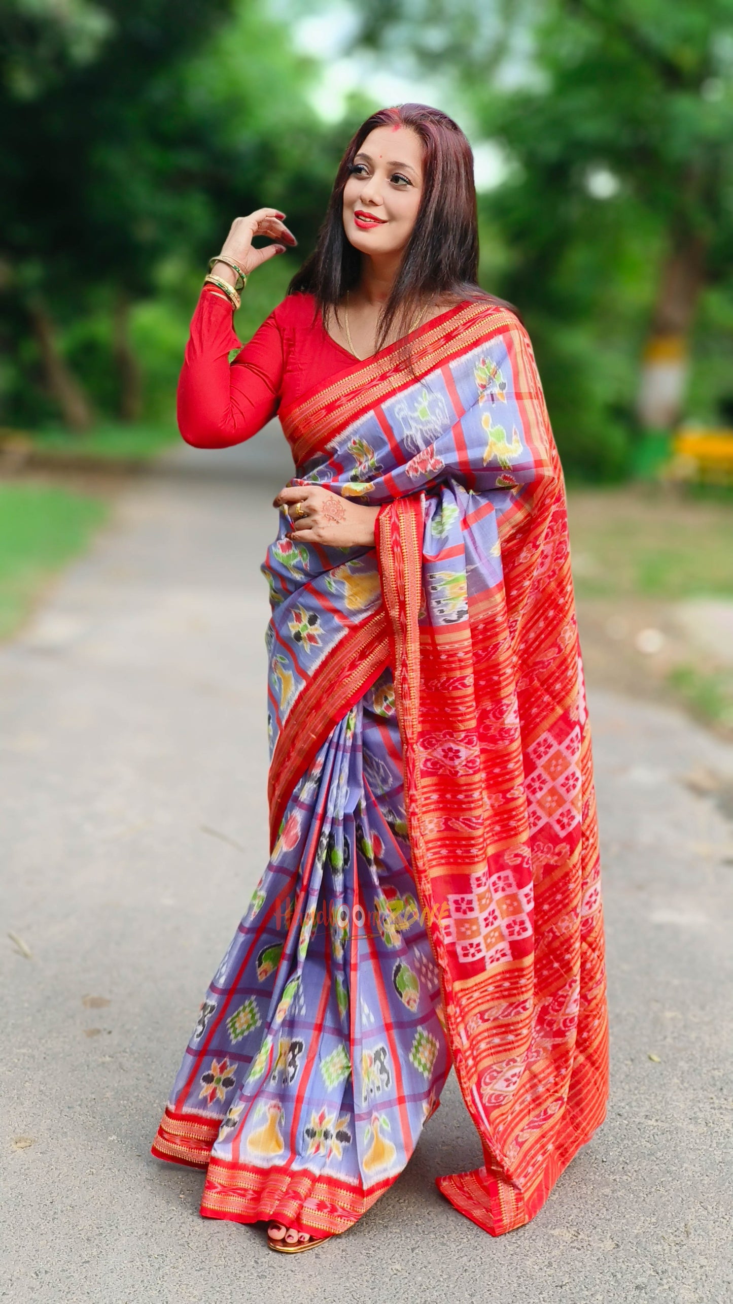 Nabakothi khandua silk saree