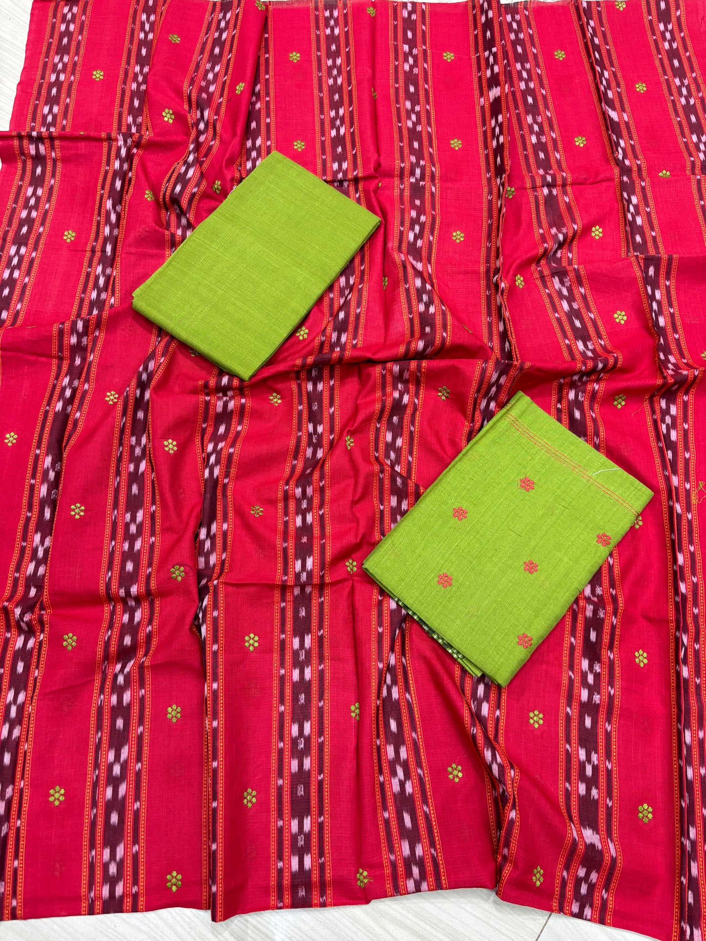Bandha buti ikat shalwar suit set