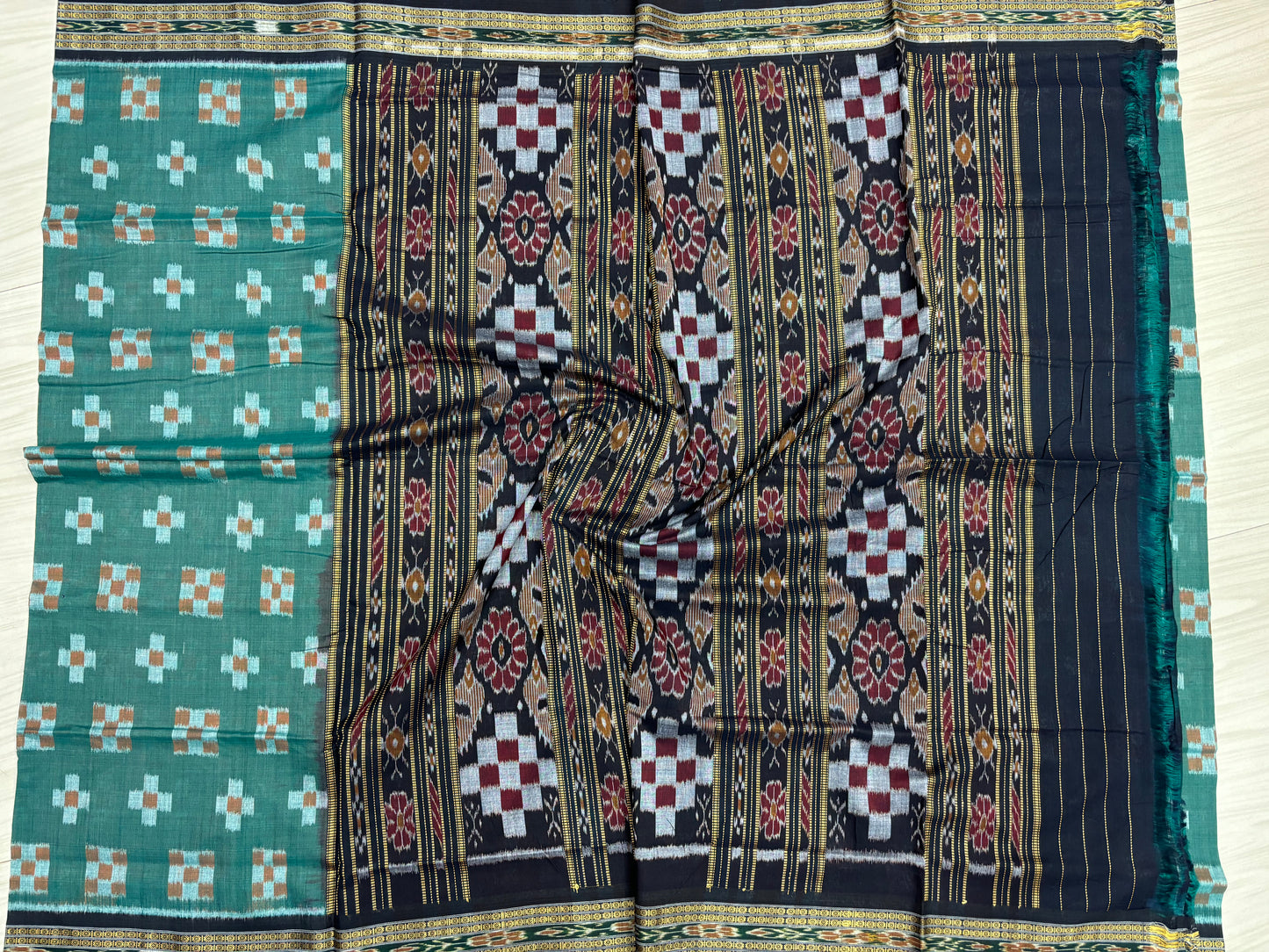 Body pasapali khandua cotton saree