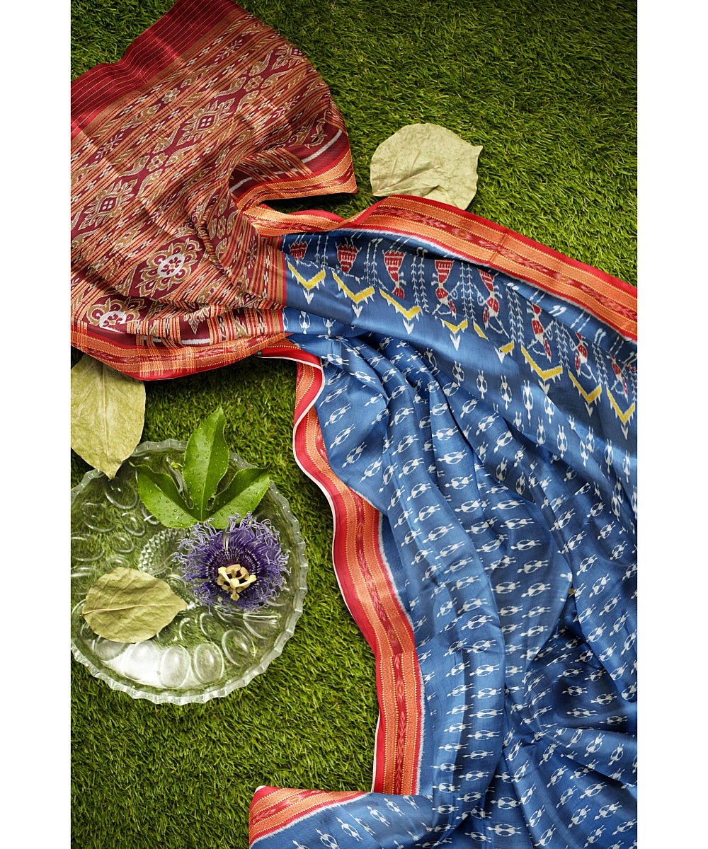 TRAIBAL KHANDUA SILK SAREE