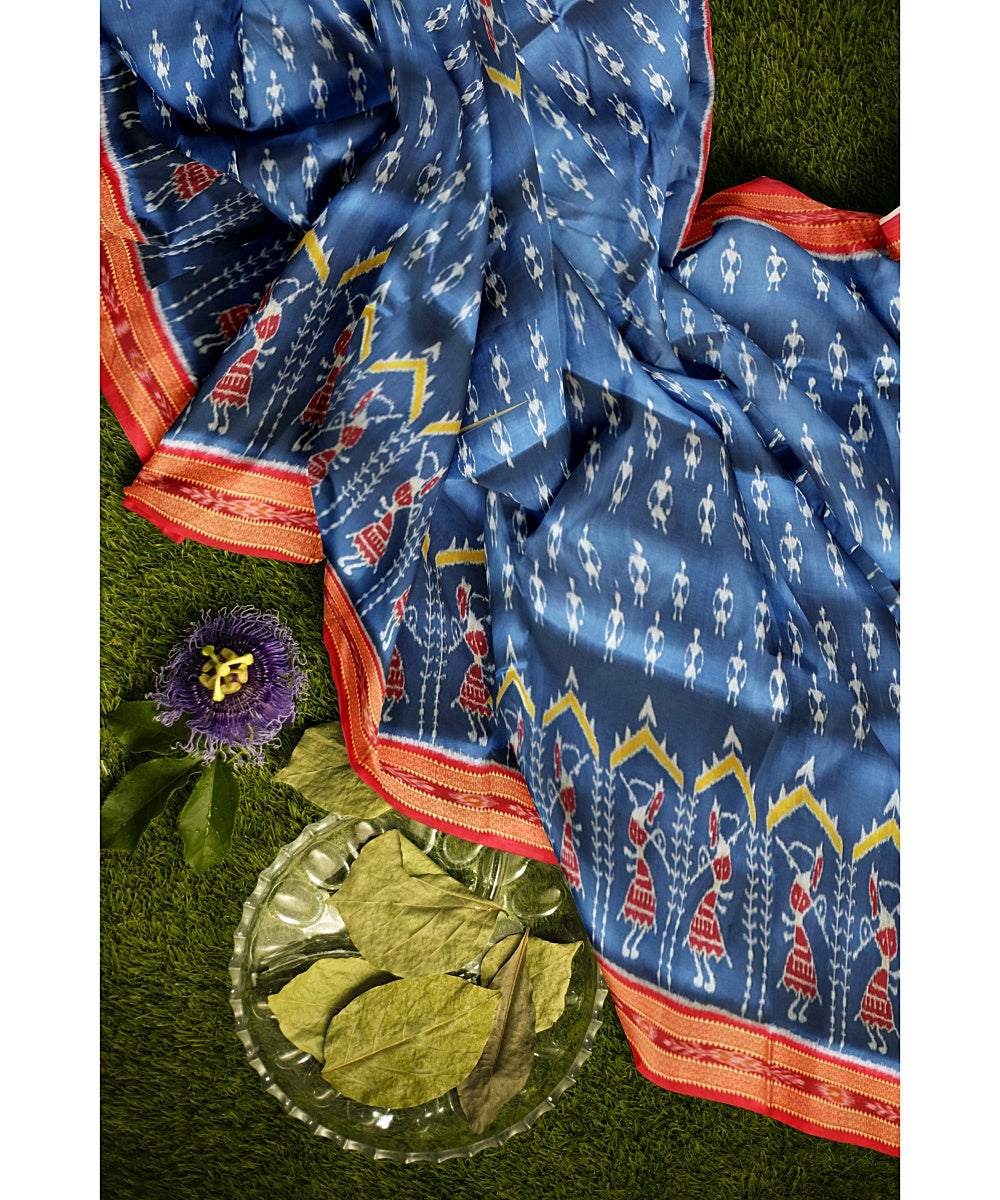 TRAIBAL KHANDUA SILK SAREE
