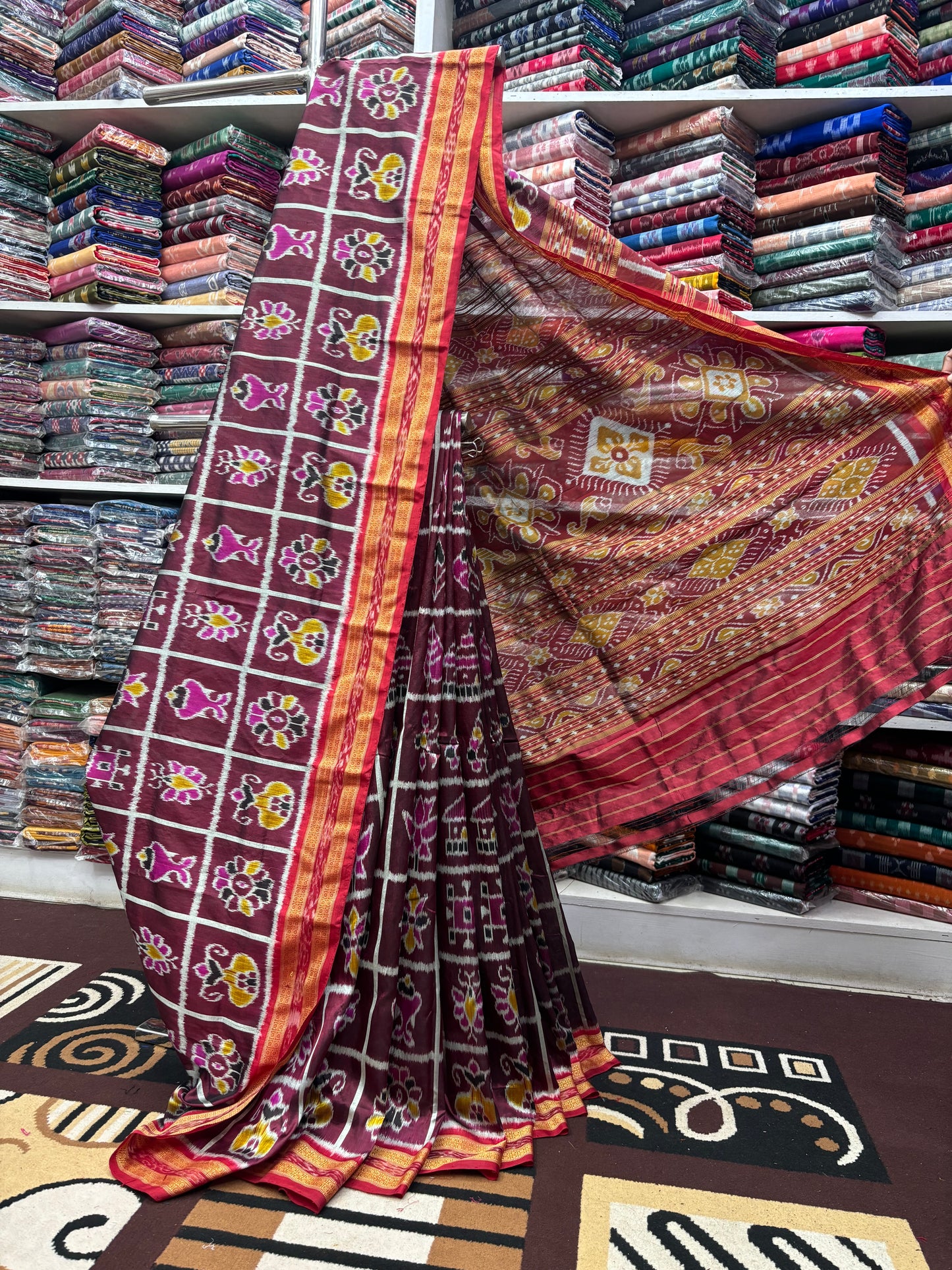 Nabakothi khandua silk saree