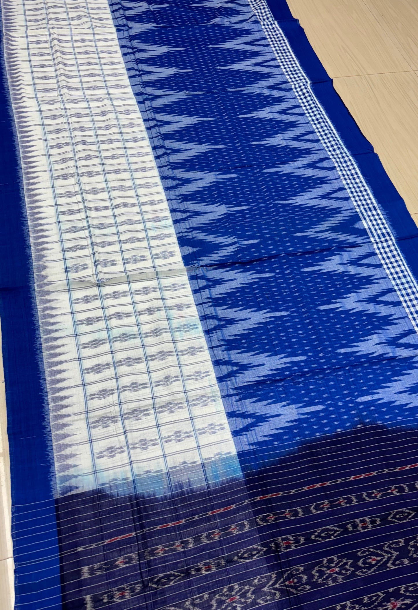 Half n half cotton saree
