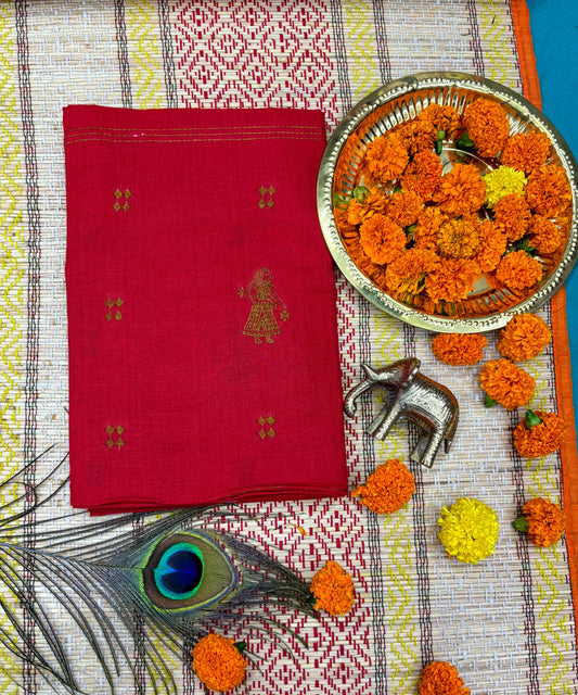 Pure cotton unstitched suit set