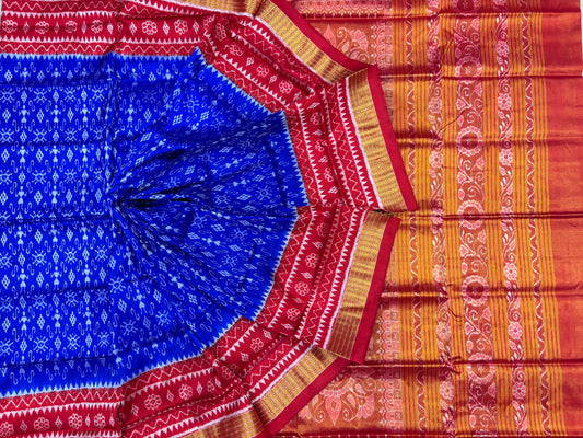 Sambalpuri half tissue silk saree