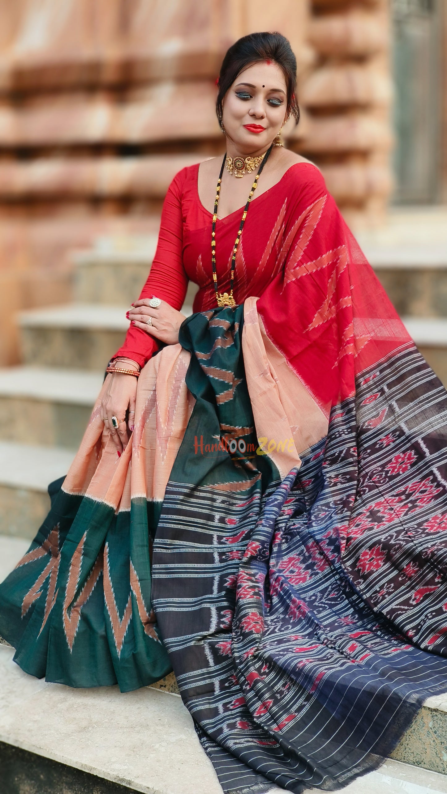 Exclusive 3d cotton saree