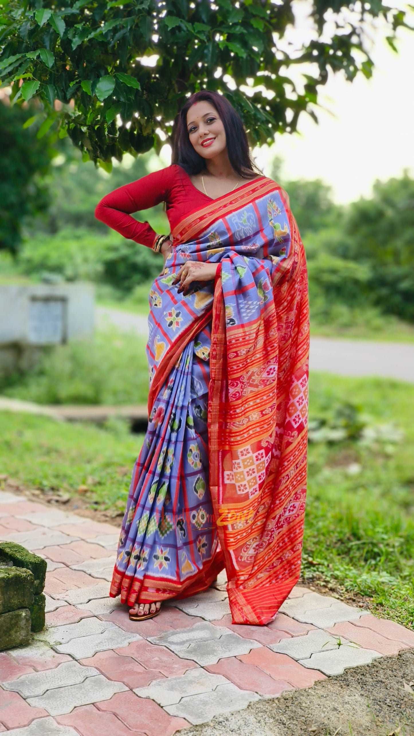 Nabakothi khandua silk saree