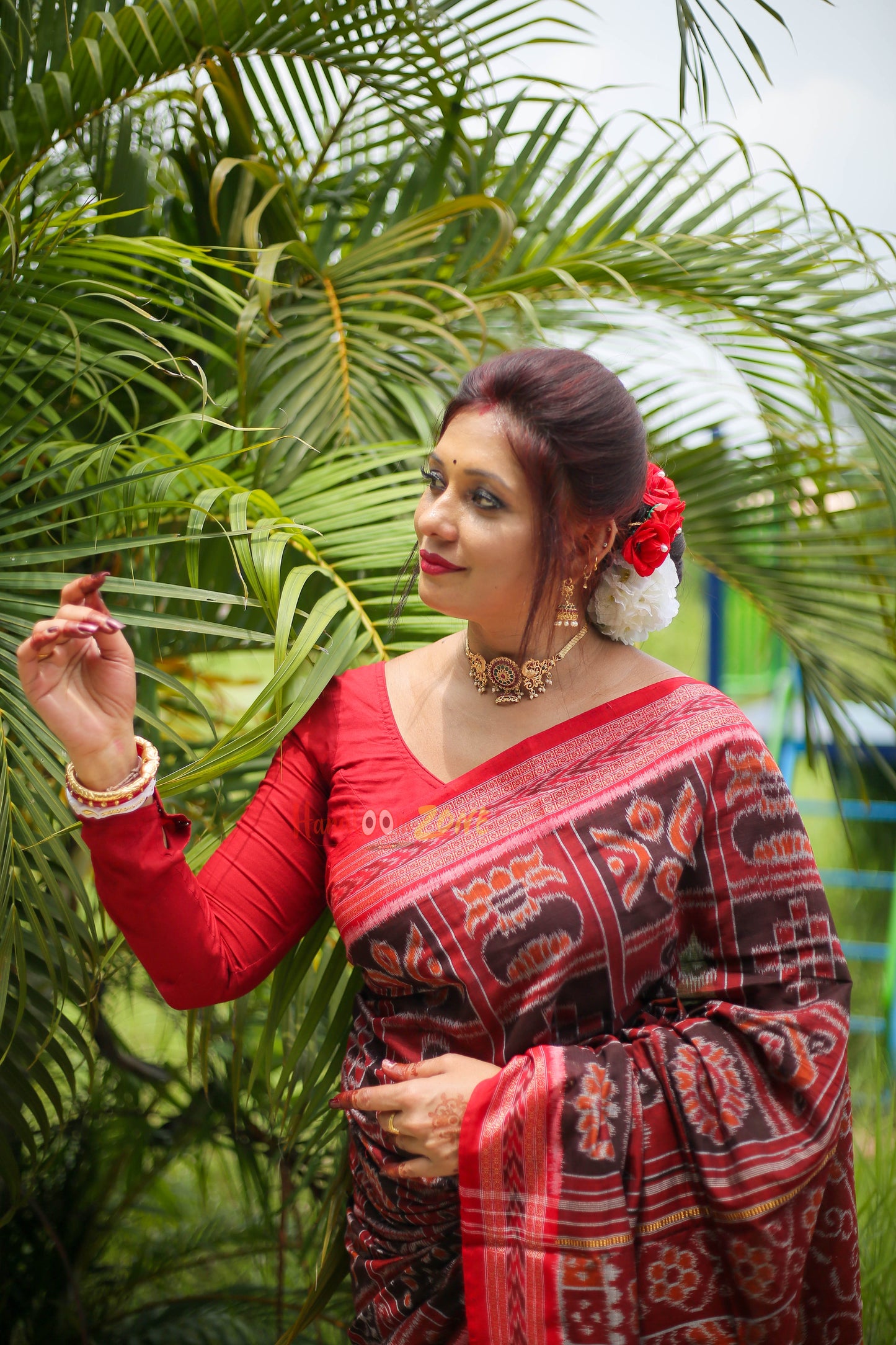 Exclusive nabakothi khandua cotton saree