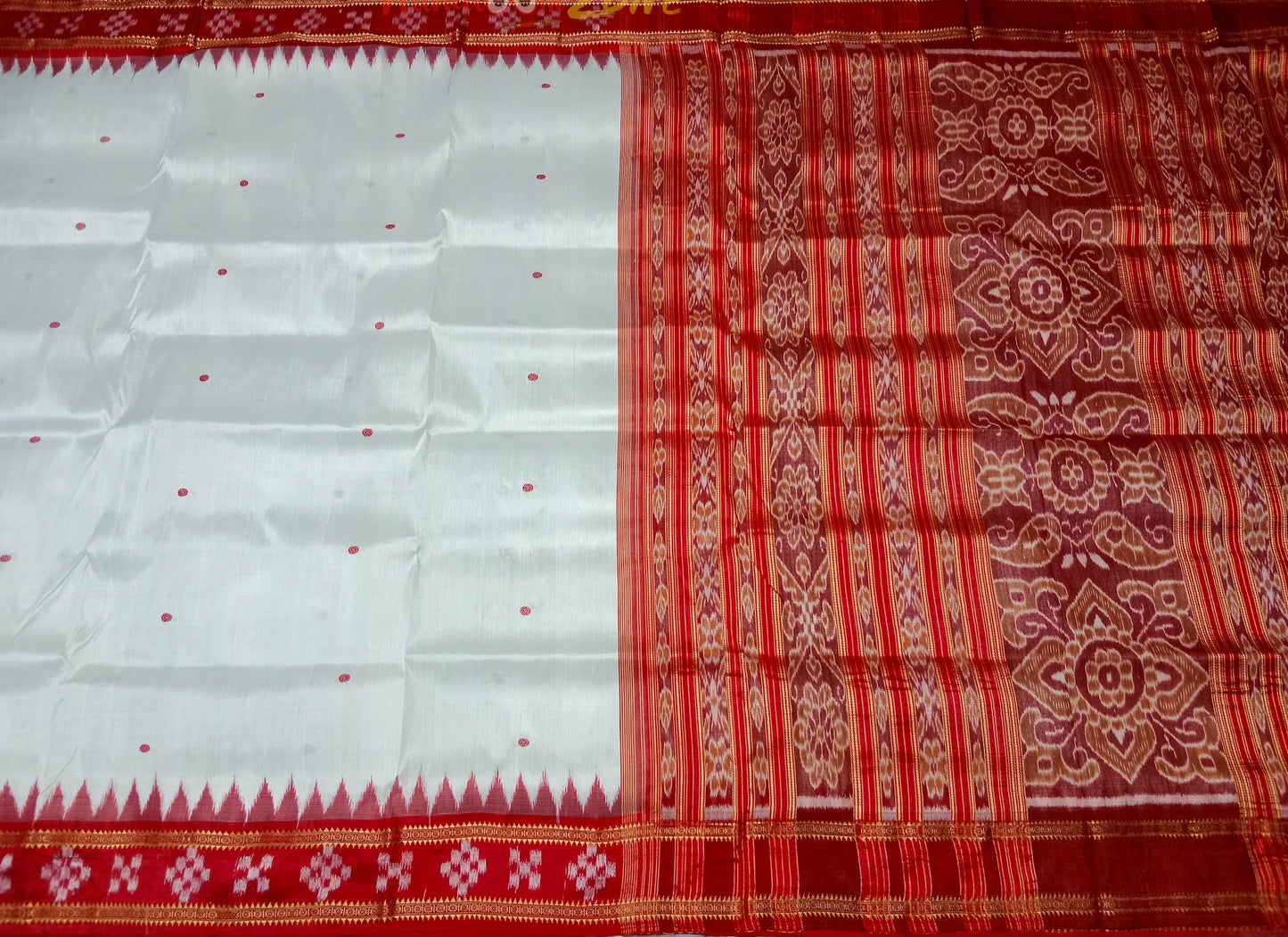 BORDER PASAPALI KHANDUA SAREE