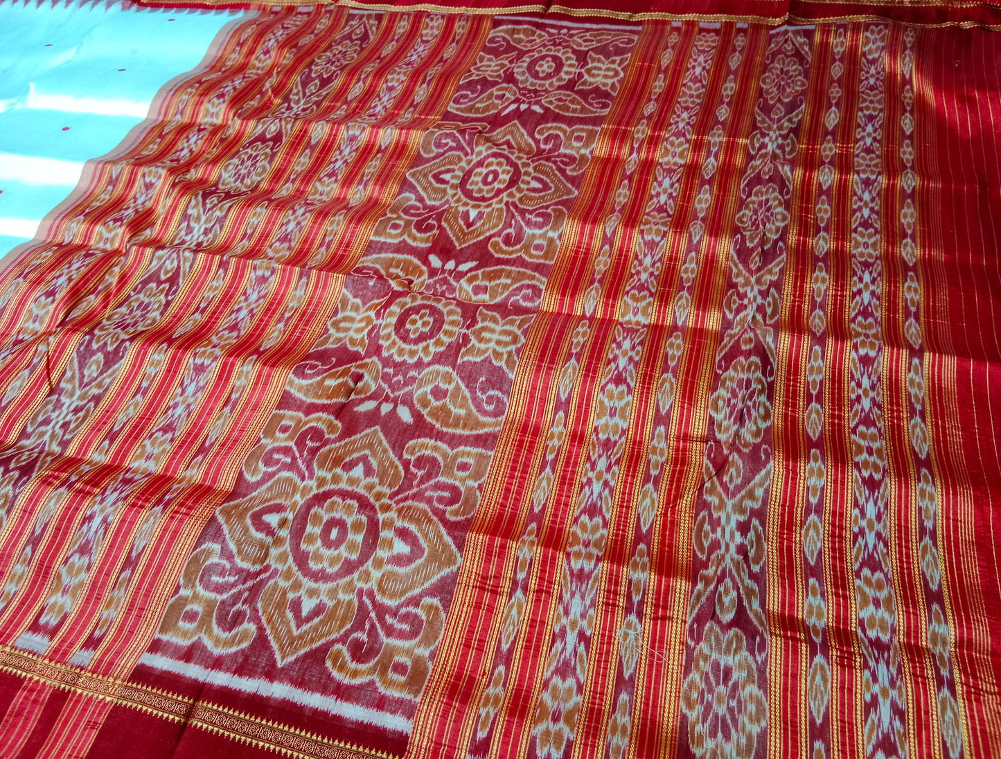 BORDER PASAPALI KHANDUA SAREE
