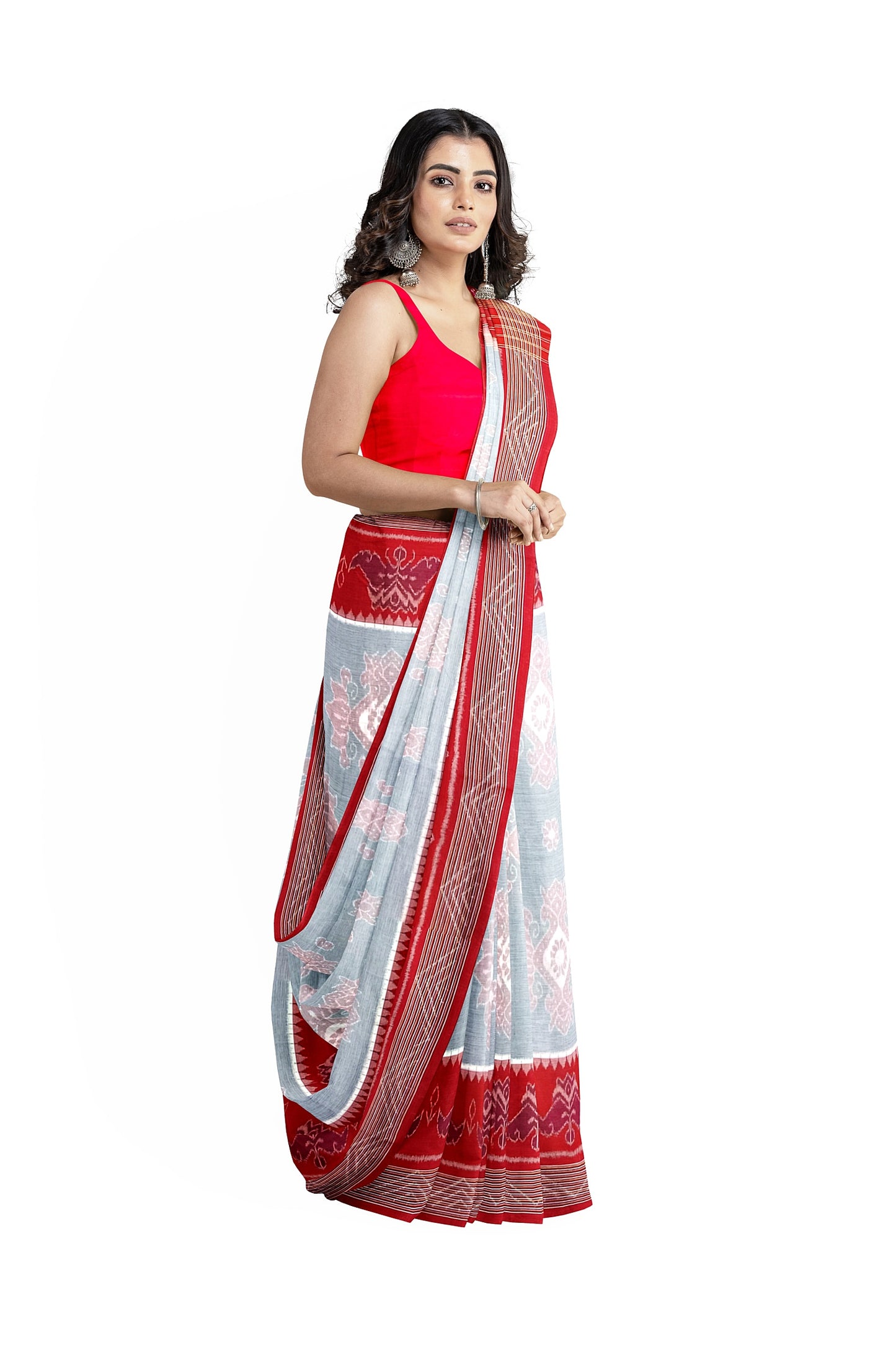 SPECIAL FLOWER COTTON SAREE