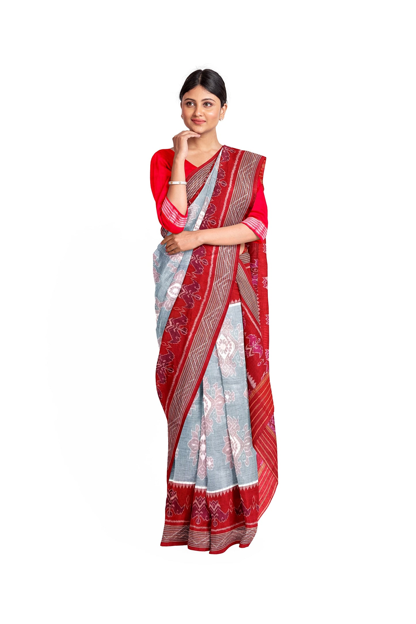 SPECIAL FLOWER COTTON SAREE