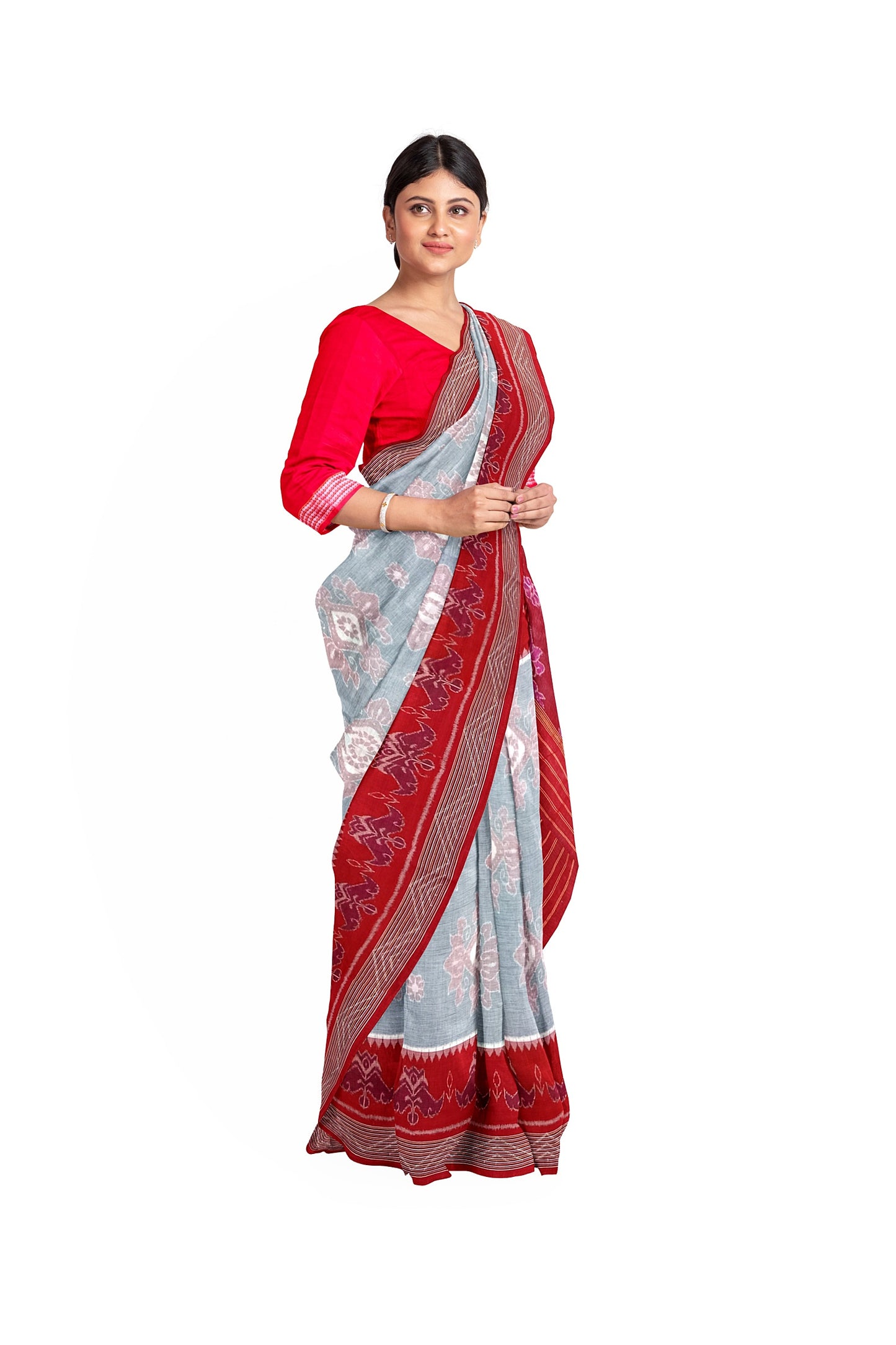 SPECIAL FLOWER COTTON SAREE
