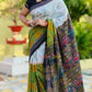 Half and half box saree
