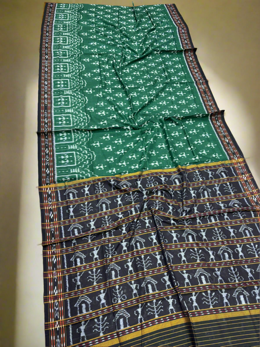Body tribal with scot khandua cotton saree
