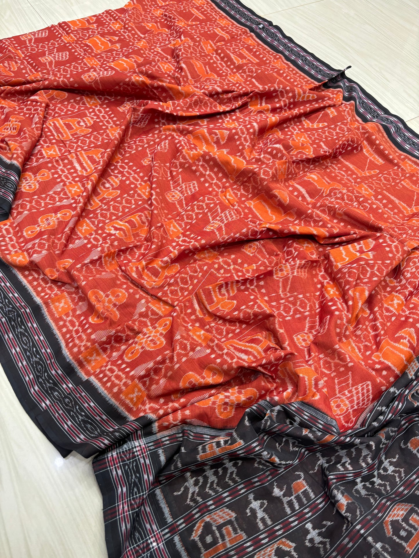 Exclusive contemporary nabakothi cotton saree