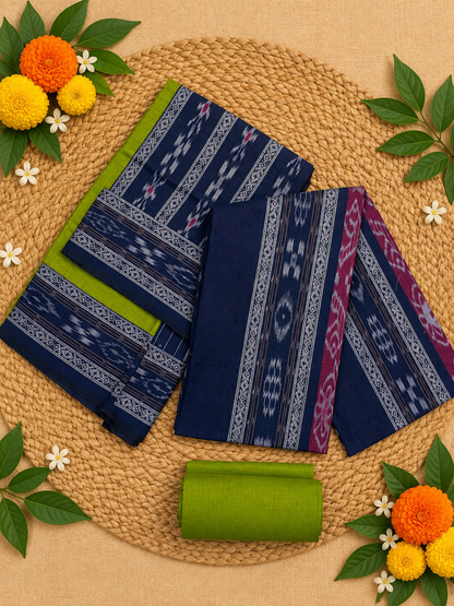 Middle design shalwar suit set