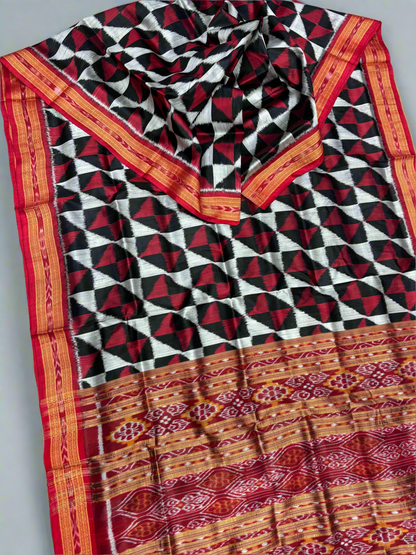 Pataka khandua silk saree