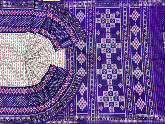 Contemporary scot khandua cotton saree