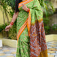 Special body flowers cotton saree